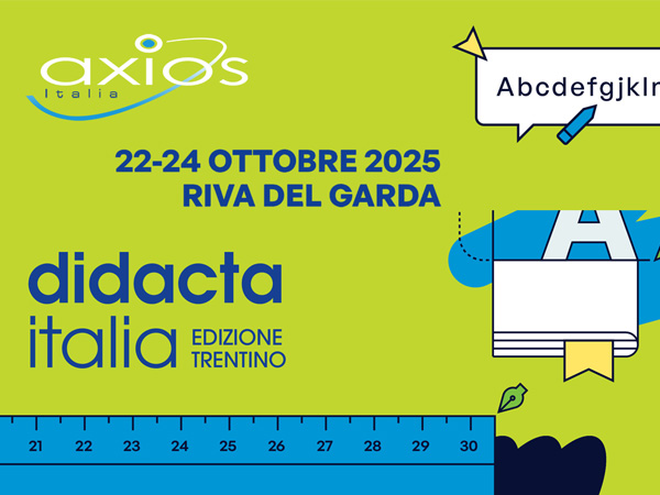 Scopri di più sull'articolo Axios Hub, il nuovo brand di Axios, a Didacta 2025 Edizione Trentino con Praticamente a Scuola, un prodotto editoriale sulla scuola, della scuola, per la scuola